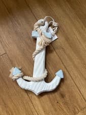 Image of anchor wall hanging ornament nautical gift