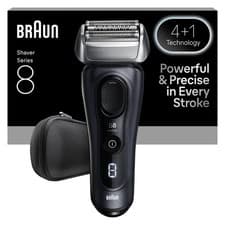 Image of Braun Series 8 8603S Electric Shaver, SensoAdapt, 60 min - Grey