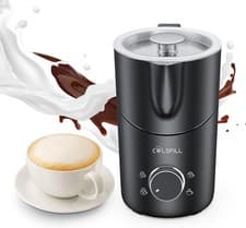 Image of Milk Frother Electric - 8 in 1 Milk Steamer, 400 ml Automatic Hot and Cold Foam