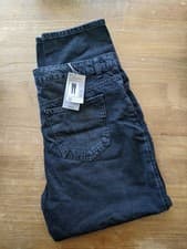 Image of Mango Black Mom Jeans New With Tags Size UK16 EUR 44