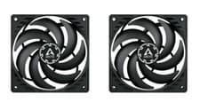 Image of 2 x ARCTIC P12 Slim PWM PST 120mm Low Profile PC Fans 2100RPM 42CFM 4-Pin 2-Pack
