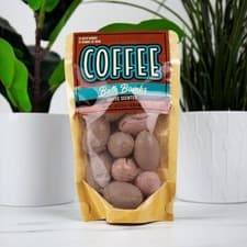 Image of Coffee Bean Shaped Bath Bombs Scented Pack of 10 By Gift Republic
