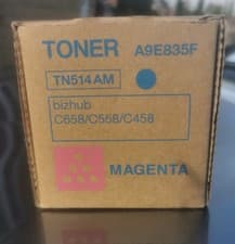 Image of MINOLTA TN514AM original MAGENTA A9E835F FOR MINOLTA BIZHUB C458,C558,C658 TN-5