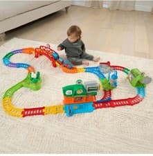Image of VTech Toot-Toot Drivers Learn & Go Train Playset –Sound Toy for Toddlers