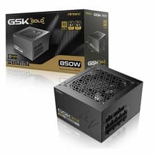 Image of Antec GSK ATX3.1 850W V2 80 Plus Gold Full Modular Power Supply - Black
