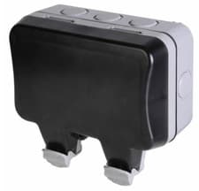 Image of BG Weatherproof 13A 2 Gang Switched Socket - WP22-02