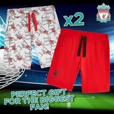 Image of Liverpool LFC x 2 PACK Official Boys Pyjamas Set Nightwear New Gift 7-14 Years