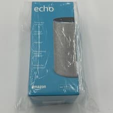 Image of Amazon Echo (2nd Generation) Smart Assistant - Grey Fabric - (Sealed)