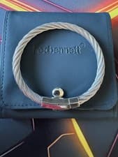 Image of Fred Bennett Bracelet B5053 Fred Bennett Twisted Steel Wire Cable Bracelet