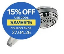 Image of Aqualisa Varispray Chrome 3 Spray Mode Handset Shower Head Modern Round 215023