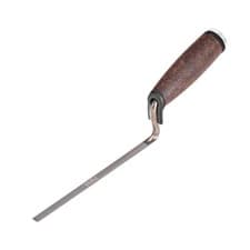 Image of Regal & Barnes Stainless Steel Mortar Pointing Trowel Various Sizes Leather Grip