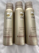 Image of 3 X Dove Summer Revived 48 hour Active Moisturisation Fair to Medium Gradual Tan