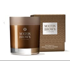 Image of Molton Brown Black Peppercorn Single Wick Candle 180g