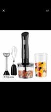 Image of Russell Hobbs Hand Blender, Desire Matte Charcoal 3-in-1 Stick Blender Set