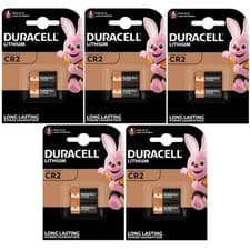 Image of 10x Duracell CR2 3V Ultra Lithium Photo Battery DLCR2 ELCR2 CR15H270