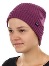 Image of O'Neill Beanie Knitted Hat Winter Purple Chamonix Rip Knit Warm