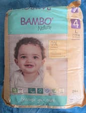 Image of Bambo Nature Bambo Nature Eco-Nappy Size 4 - 24 Nappies