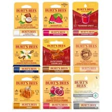 Image of Burts Bees Lip Balm Infused Beeswax Moisturising Vitamin E Natural Origin Boxed