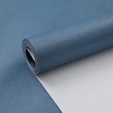 Image of Plain Navy Blue Wallpaper Textured Linen Effect Slightly Free Match Paper Roll-