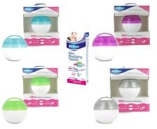 Image of Milton Mini Portable Soother Pacifier Dummy Steriliser + 50 Tablets
