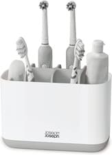 Image of Joseph Joseph Easy-Store - Large Toothbrush Holder Caddy, Bathroom Storage - Whi