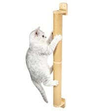 Image of Wall Mounted Cat Scratching Post,Wall Pet Furniture,Sturdy Sisal Climbing Tree