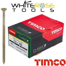 Image of TIMCO Classic Multi Purpose Screws Pozi Head Double Countersunk Yellow Boxed
