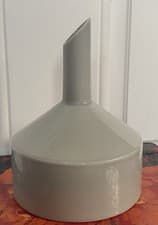 Image of Kristina Stark Botan Vase Large 20cm Grey Pale Olive Ceramic Swedish Design