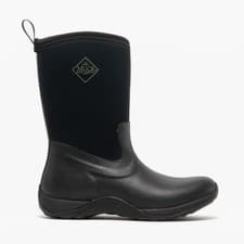 Image of Muck Boots Arctic Weekend Womens Synthetic Pull-On Casual Black Wellington Boots