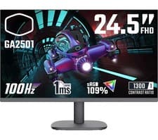 Image of Cooler Master 24.5" Monitor Full HD CMI-GA2501-UK IPS LCD Monitor HDMI VGA Black