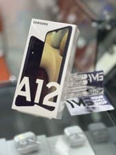 Image of Samsung Galaxy A12 Samrtphone, Black/Blue 32GB Storage, Brand New Sealed