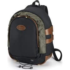Image of Billingham 25 Rucksack - Black Canvas / Tan Leather