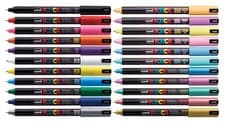 Image of Uni Posca PC-1MR Paint Marker Pen Ultra-Fine Bullet Tip Nib 0.7mm (22 Pen Set)