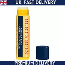 Image of Burt's Bees Lip Balm Vanilla Bean, Moisturising Lip Balm With Beeswax & Vitamin
