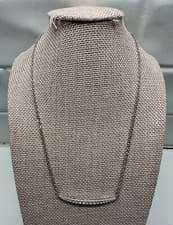 Image of NEW Adore Swarovski Crystal Curved Bar Necklace 16" FREE Shipping