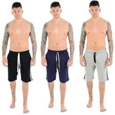 Image of 2 x PACK MENS LOUNGE WEAR SHORTS PJS NIGHTWEAR PYJAMA BOTTOM CASUAL PANTS S-2XL