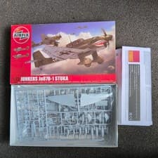 Image of NEW Airfix 1:72 Junkers Ju87 B-1 Stuka Plastic Model Kit - A03087A #a5