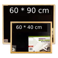 Image of Blackboard Premium Chalk Board Wooden Framed Office Notice Menu Chalk Board UK