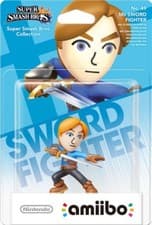 Image of Nintendo Amiibo Mii Sword Fighter Character Super Smash Bros Switch 3DS Wii U