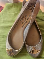 Image of Vivienne Westwood Anglomania for Melissa Glitter Ultragirl Flats