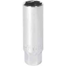 Image of Sealey 3/8" Drive Thin Wall Hexagon Spark Plug Socket Metric 16mm