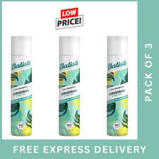Image of Batiste Dry Shampoo Original Classic Fresh 200ml x3 – Oil Control Hair Refresh