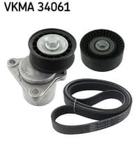 Image of V-Ribbed Belt Set SKF VKMA 34061 Fits Ford Galaxy Mondeo S-Max 6 Ribs