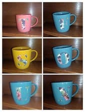 Image of Cath Kidston Alphabet Letter Mugs New -Various- Price per mug - I O S T U X