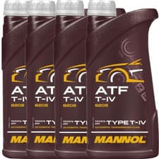 Image of 4x MANNOL ATF T-IV 8208 Synthetic Transmission Fluid Automatic Gearboxes 1 Litre