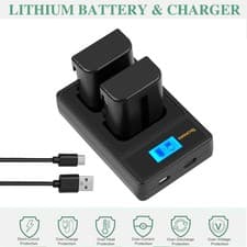 Image of 2X Battery For Sony NP-FM500H Alpha DSLR-A580 A550 A500 A450 A350 A300 + Charger