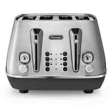 Image of Delonghi Distinta X 4 Slice Toaster | CTI4003M | Stainless Steel | 1800W | New