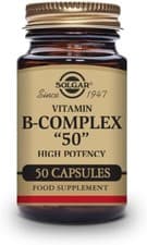 Image of Solgar Vitamin B-Complex ''50'' Vegetable Capsules - Pack of 50 - High Potency