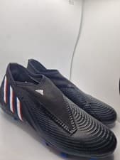 Image of Adidas Predator Edge.3 Laceless Firm Ground Football Boots Size 8