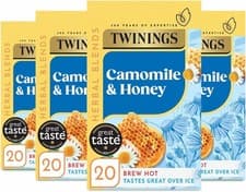Image of Twinings Camomile and Honey FlavouredTea - 80 Biodegradable Tea Bags (Multipack